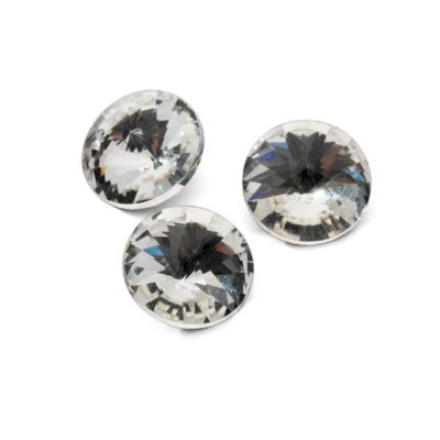 Round crystal 12mm, RIVOLI 12MM GAVBARI CRYSTAL